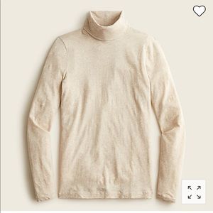 J Crew Tissue Turtle Neck in Dusty Ivory NWT